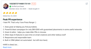 Press ranger Appsumo Lifetime Deal
