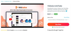 VidJuice UniTube Reviews 2025 Features, Pricing, Pros & Cons