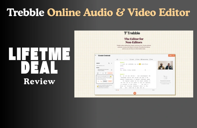 Trebble Online Audio & Video Editor Lifetime Deal Review